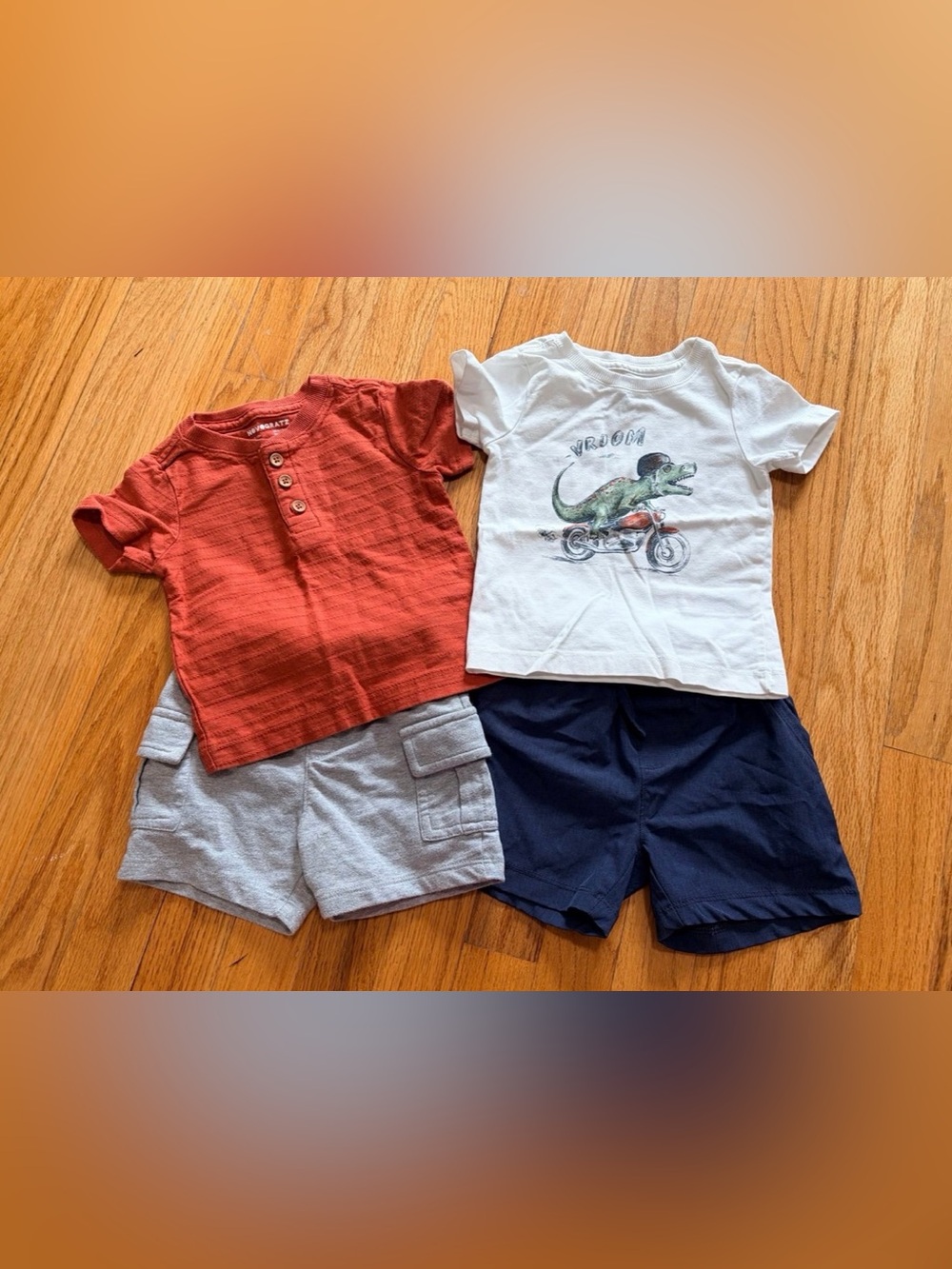 Boys shirt and shorts sets bundle